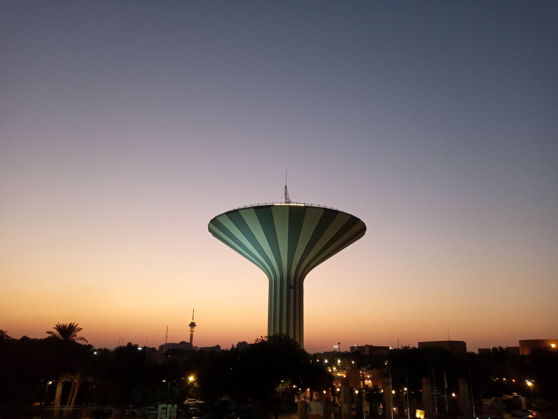 Riyadh skyline at sunset, Saudi Arabia